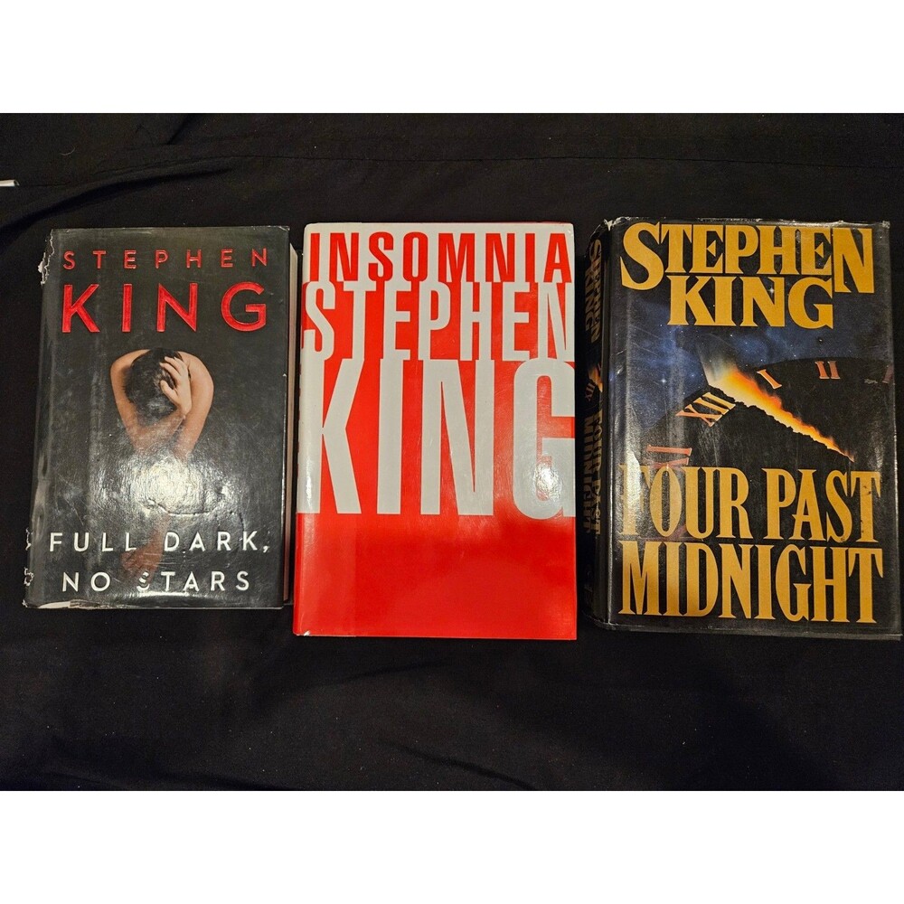 Stephen King Hardback Book Lot Of 3 Full Dark, No Stars, Four Past Midnight Etc